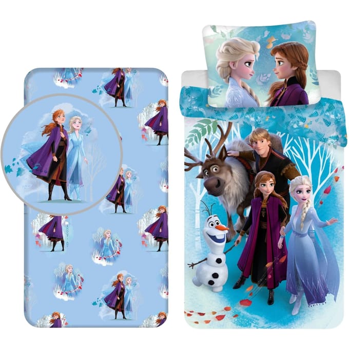 Frozen Dekbedset - Dekbedset - Dekbedovertrek - Hoeslaken - Kussensloop