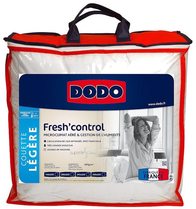 Vente-unique Dekbed DODO anti-transpiratie FRESH CONTROL - 240x220 cm