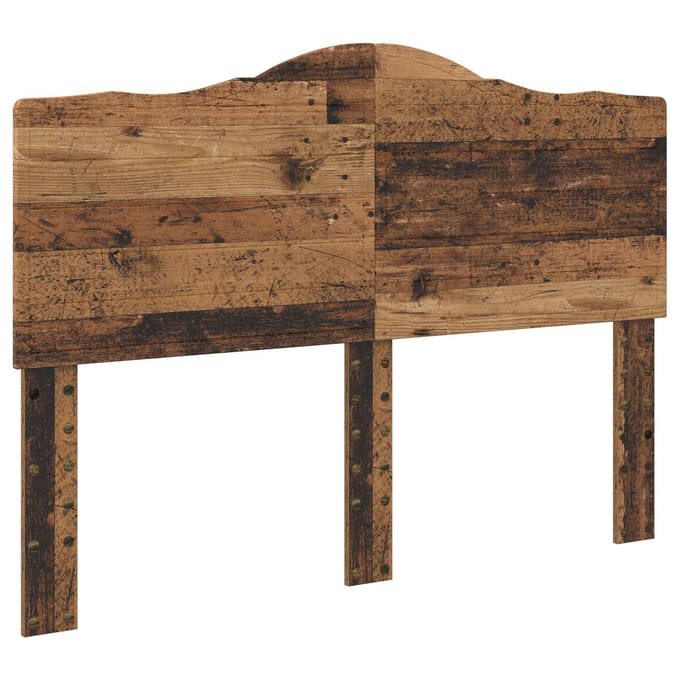 vidaXL Hoofdbord Oud Hout Bewerkt hout