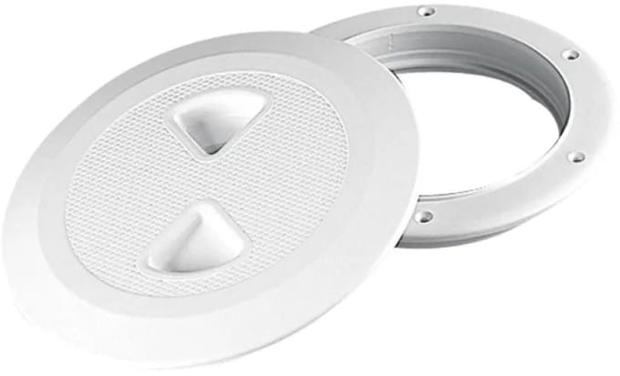 Nuova Rade Inspectieluik Wit with Pressure Lock Internal (133 mm)