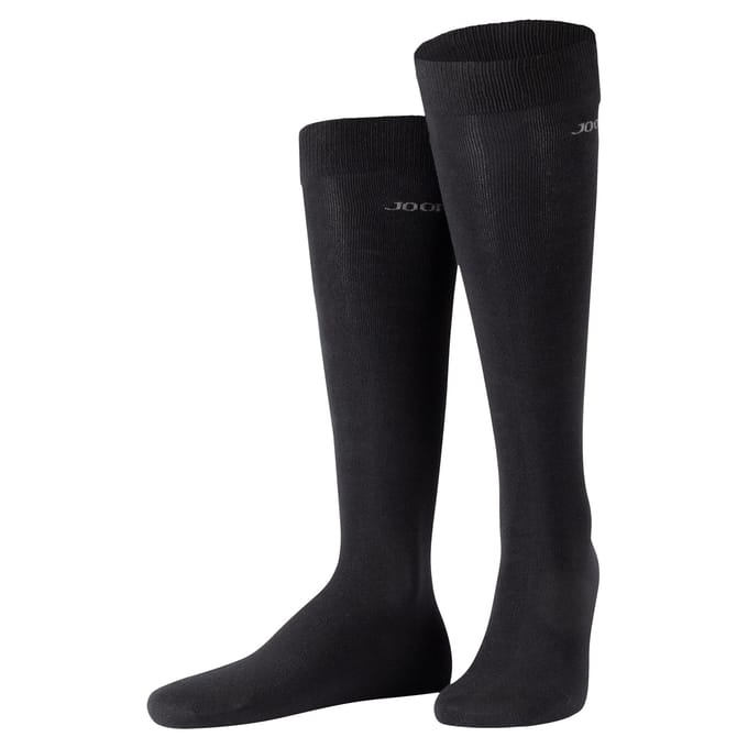 JOOP! Sokken Unisex premium essential cotton Knee High 2p Set van 2