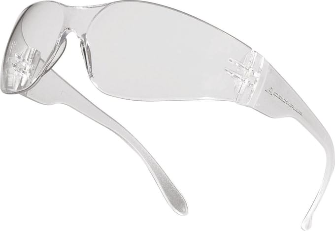 Veiligheidsbril Brave Clear — kleurloos, Delta Plus, polycarbonaat unibody