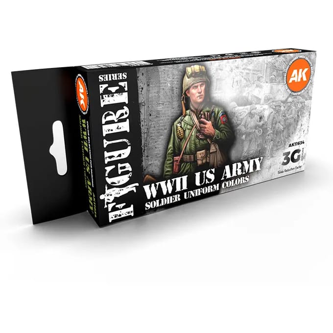 Coffret de schilderen AK Interactive Ww2 Us Uniforms 3G
