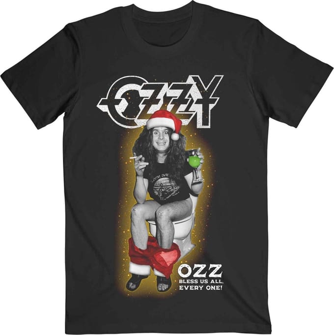 Ozzy Osbourne - Ozz Bless Us All Heren Tshirt - S - Zwart
