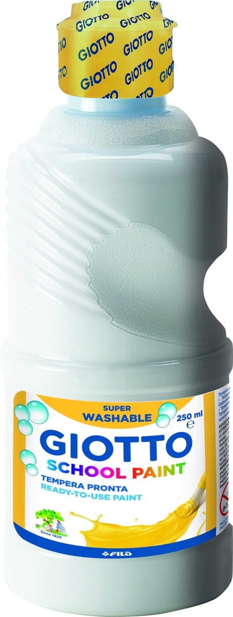 Giotto Plakkaatverf School Paint Junior 250 Ml Wit