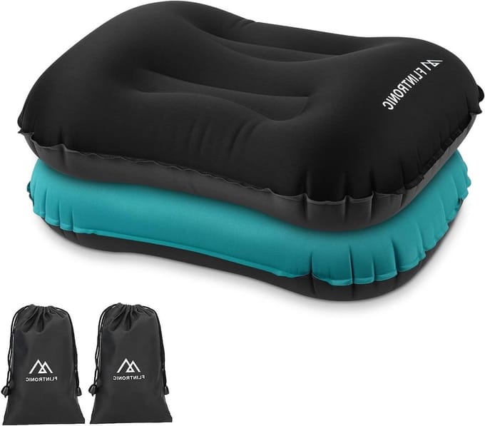 Opblaasbaar kussen voor camping en strand, waterdicht en ultralicht