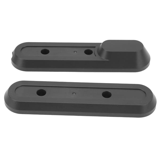 2 stuks Elektrische Scooter Wiel Zijdeksel Decoratief Beschermend Scooter Voorwiel Zijdeksel met black