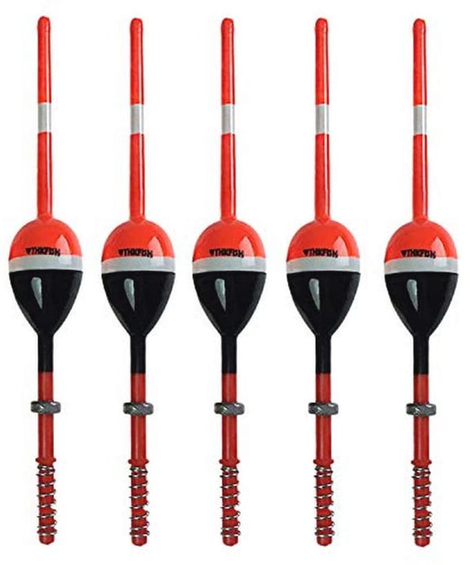 Visdobbers Balsa Hout - 5 stuks Slip Bobbers voor Crappie Panfish Snoekbaarzen
