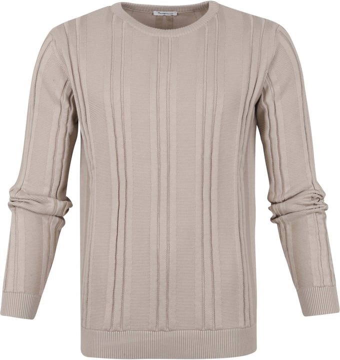 KnowledgeCotton Apparel Trui Licht Grijs - Maat L - Heren