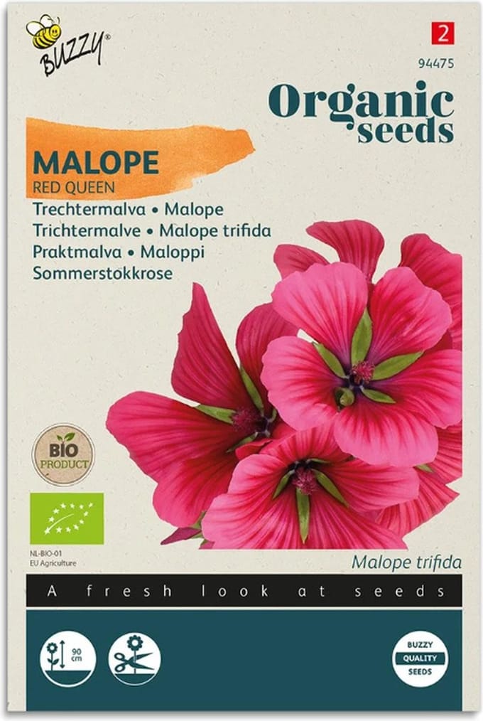 Buzzy® Organic - Malope - Trechtermalva Red Queen (BIO)