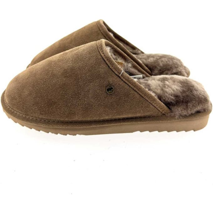 Warmbat Classic Unisex Suede Unisex Sloffen - Bruin