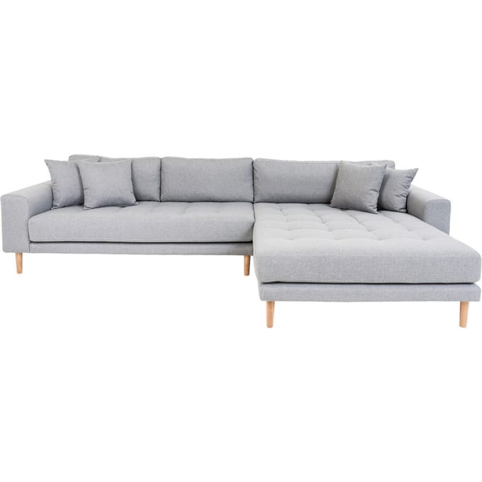 House Collection Hoekbank Milo Lounge Sofa Rechts Licht Grijs