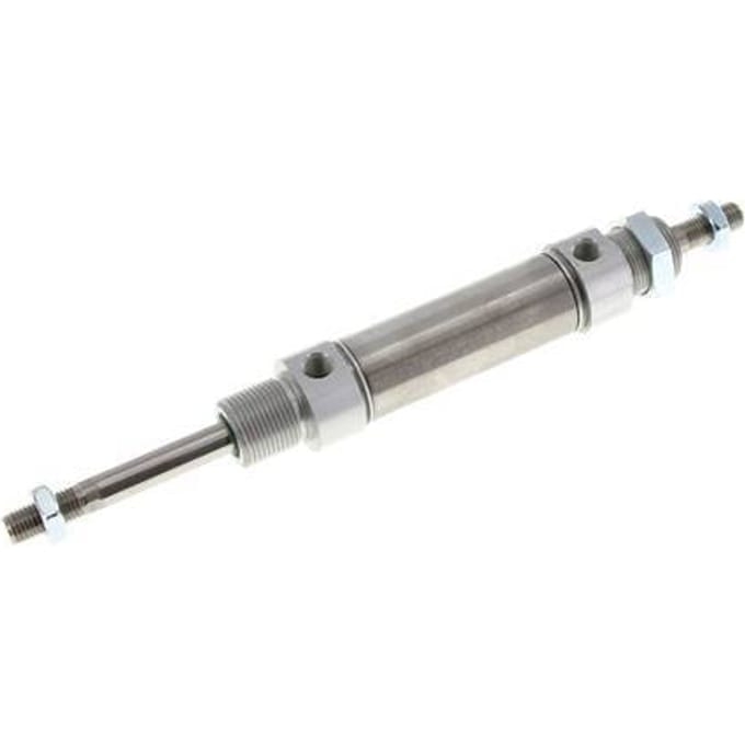ISO 6432 Ronde Dubbelwerkende Cilinder 25-40mm - Magnetisch - Buitendraad - Dubbele Zuigerstang