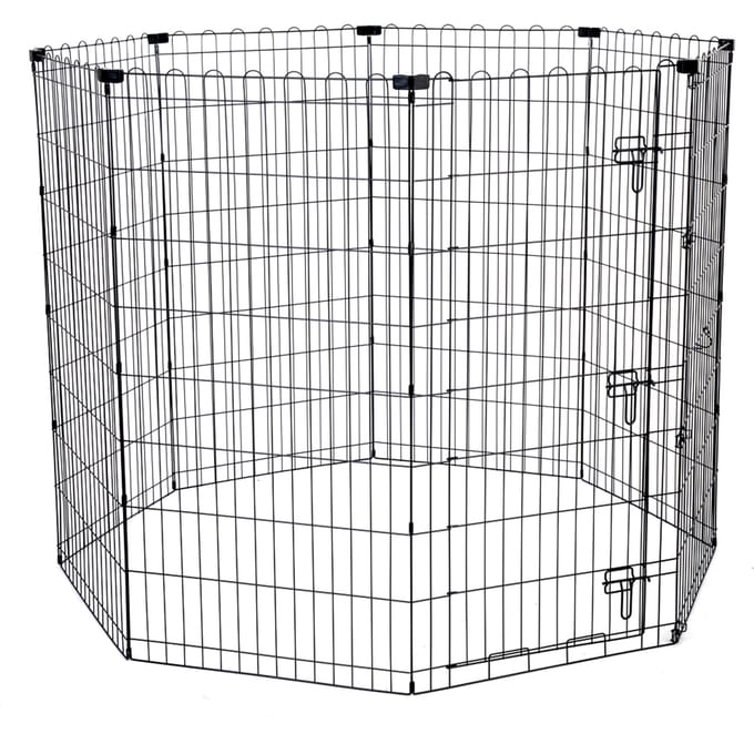 TIAKI metalen puppyren, hoog 8 panelen à 61x122cm hond