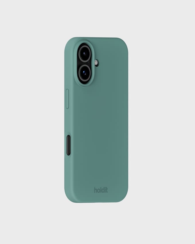 Holdit Silicone Case geschikt voor Apple iPhone 17 - Moss Green