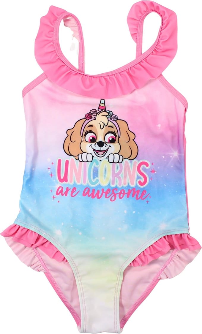 Badpak Meisjes Paw patrol Skye Maat 92/98