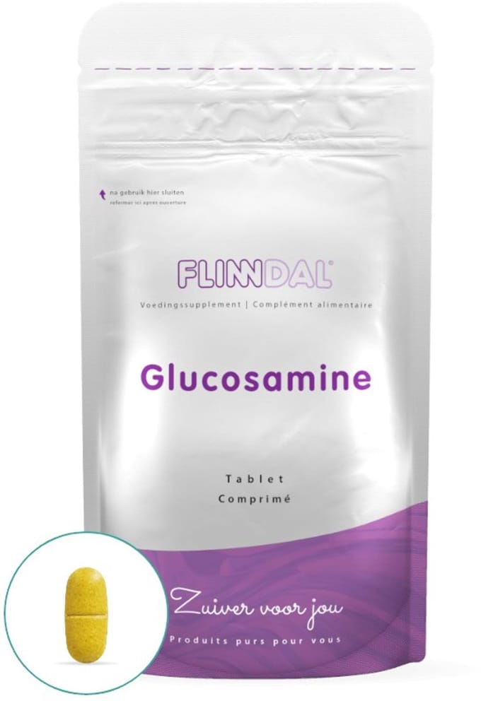 Flinndal Glucosamine Tabletten - Met Curcumine - Voor de Gewrichten - 180 Tabletten