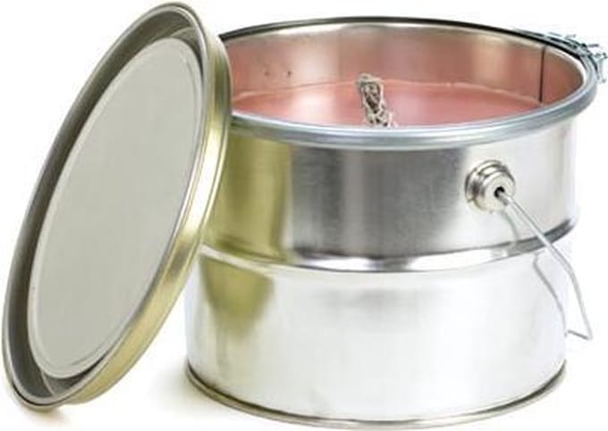 Rustik Lys "Buitenkaars in blik 14cm" Brique -