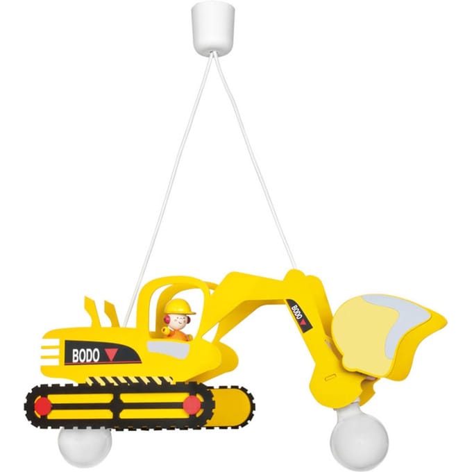 Elobra Bodo hanglamp in graafmachinevorm