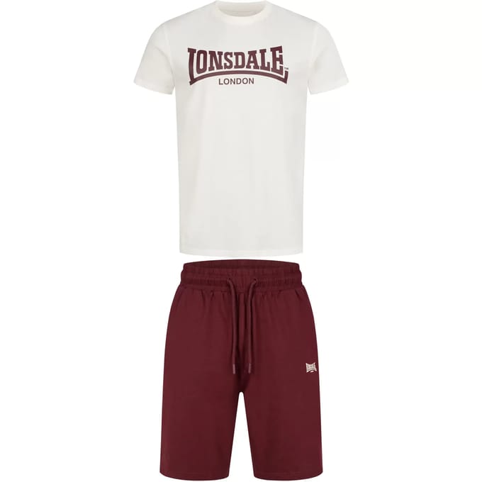T-shirt en short set Lonsdale Moy