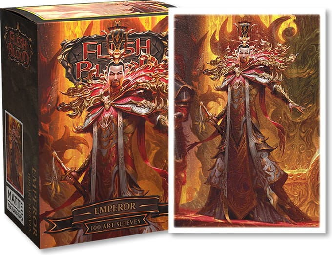 Dragonshield Box 100 Sleeves Brushed Art: FAB Emperor