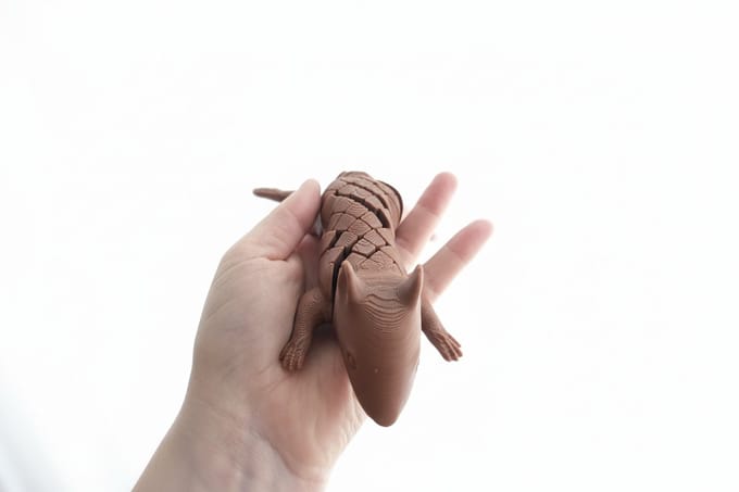 3D-geprinte Beweegbare Eekhoorn – 23 cm – Verzamelbeeldje & Bureaudecoratie