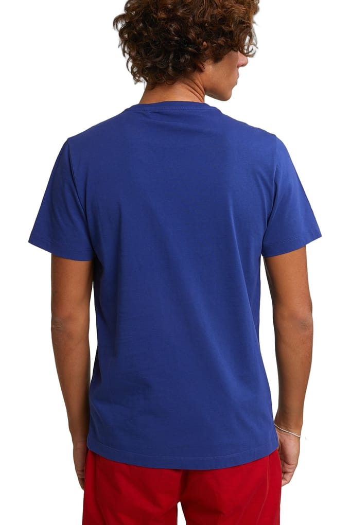 River Woods Normal Fit Basic T-shirt Short Sleeves Royal Blue Größe: S | Bedruckte T-Shirts Outlet | Herren | Blau
