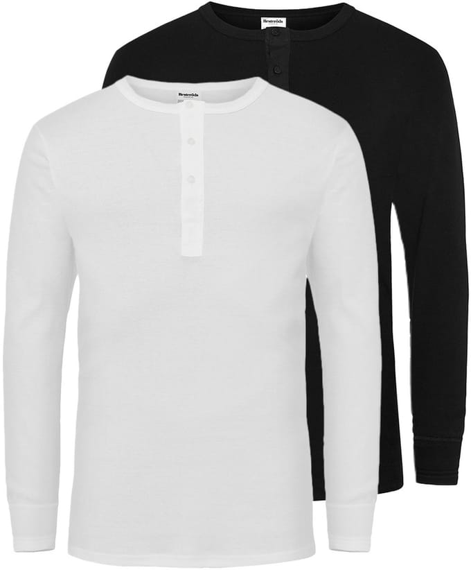 Resteröds Heren longsleeve 2 pack Basic