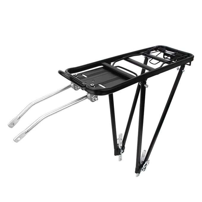 Porte-vélo arrière réglable en alliage d'aluminium pour support de frein à disque V black
