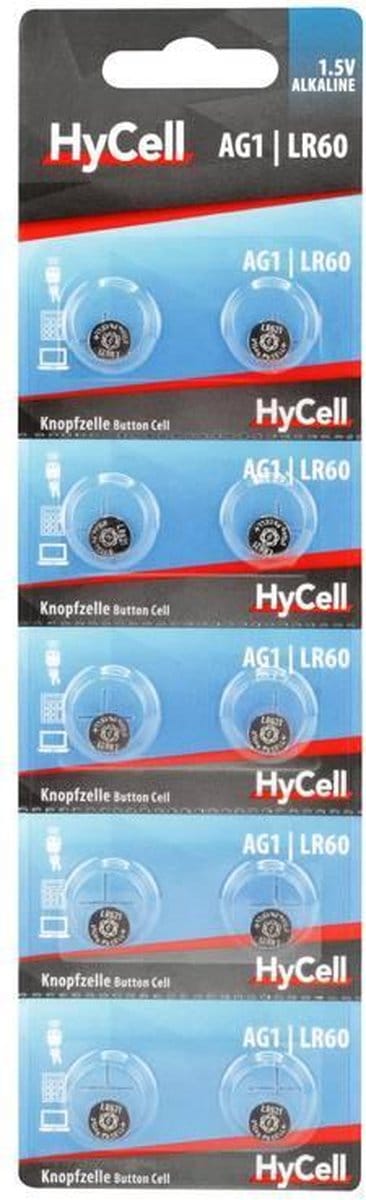 Ansmann HyCell alkaline knoopcellen LR44 10 stuks