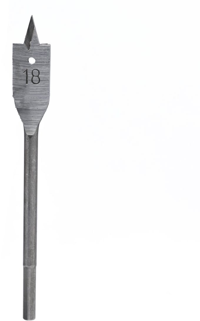 Rosfix Platte Houtboor Set - 6-Delig Carbonstaal - 10–25 mm (10,12,16,18,20,25)