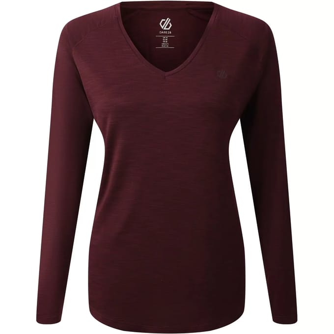 V-hals lange mouwen dames shirt Dare 2B Discern
