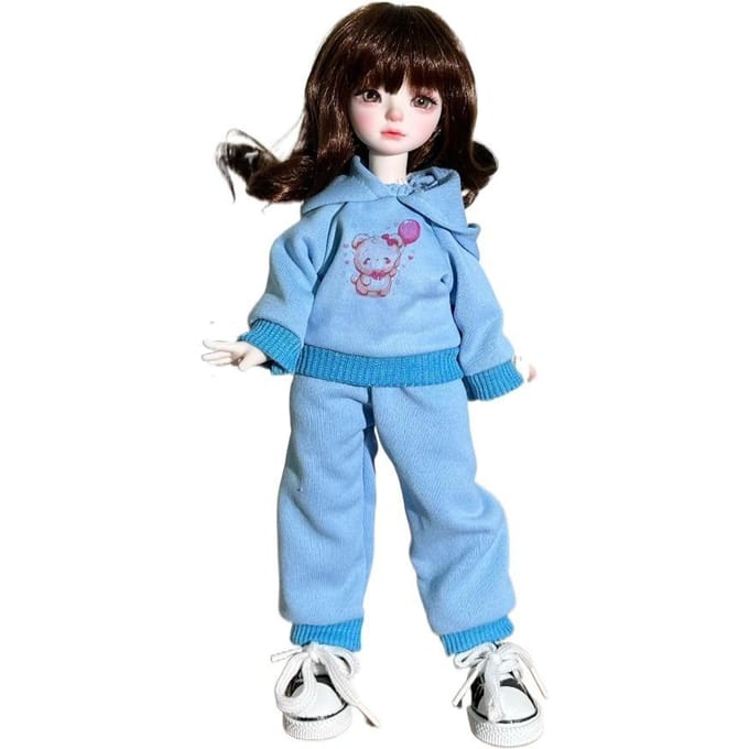 1/6 BJD Pop Mode 30cm Volledige Set Pop Kinderen Meisjes Pop Speelgoed Cadeau Pop Jurk gray