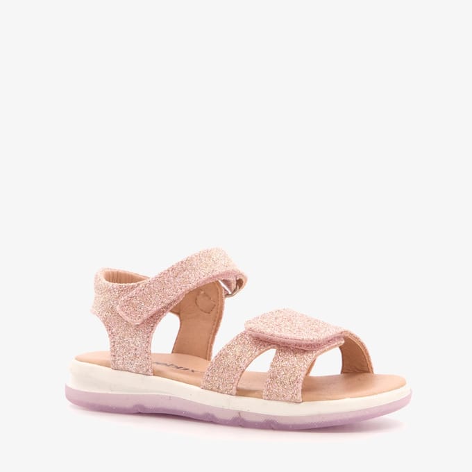 Blue Box meisjes sandalen roze met glitters - Maat 28