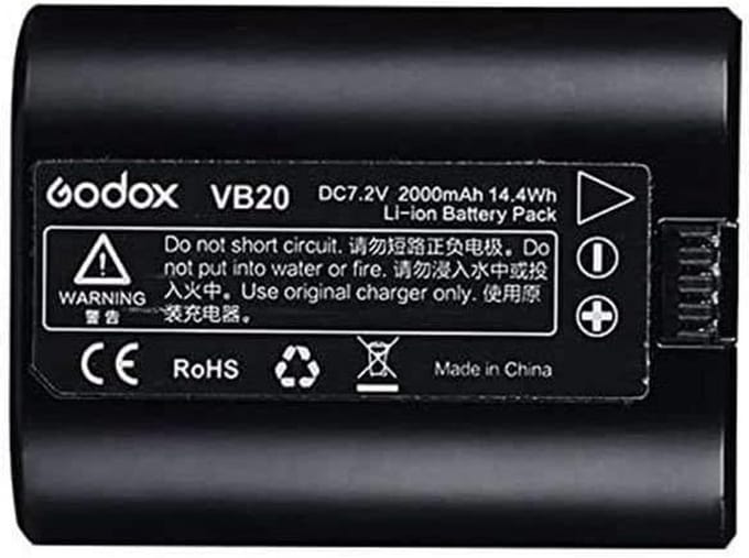 Oplaadbare Lithium-Ion Accu voor Flitsers