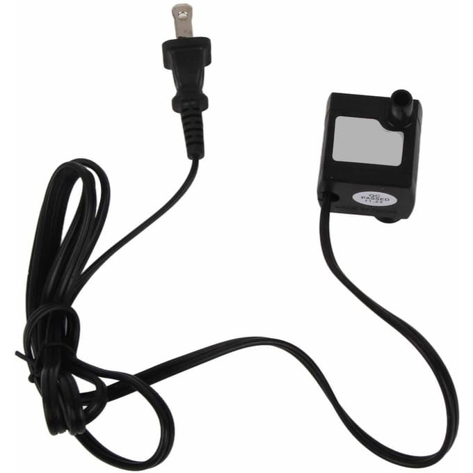 Dierenfontein Pomp IPX8 Waterdicht Verstelbaar Stille Mini Dompelwaterpomp voor Katten gray