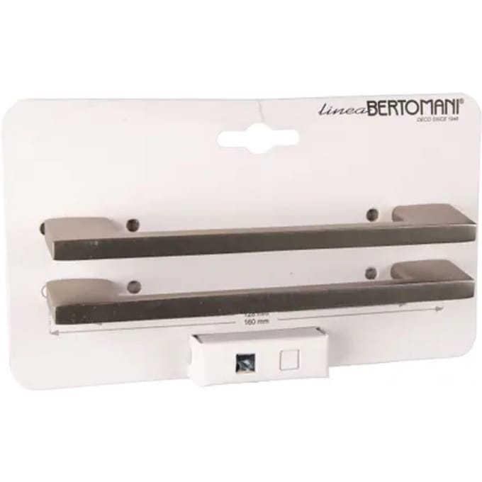 Bertomani Meubelgreep 2079 - Aluminium Vernikkeld - 128mm - 2 Stuks