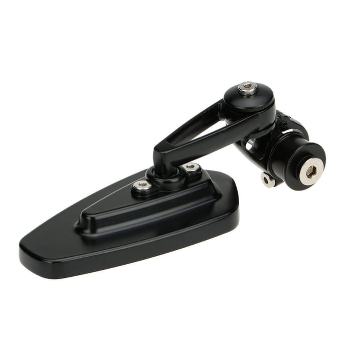 Paar motorfiets universele 7/8  stuuruitkijkspiegels white