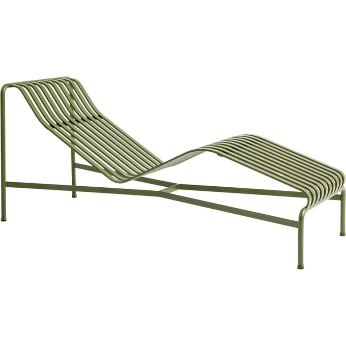HAY Palissade Chaise Longue - olijf