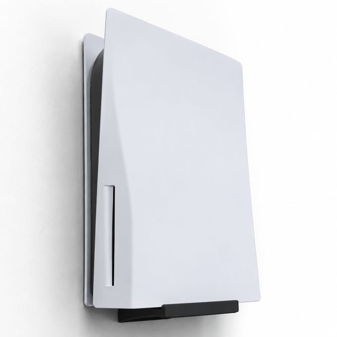 Wandhouder geschikt voor PlayStation 5 Disc Edition - Console muurbeugel met controller houder en headsetopberging - Zwart