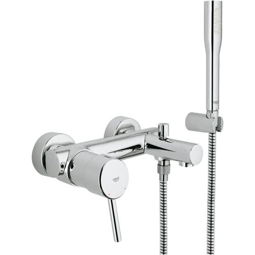 GROHE Concetto Badkraan - met handdouche - 15cm - chroom - 32212001