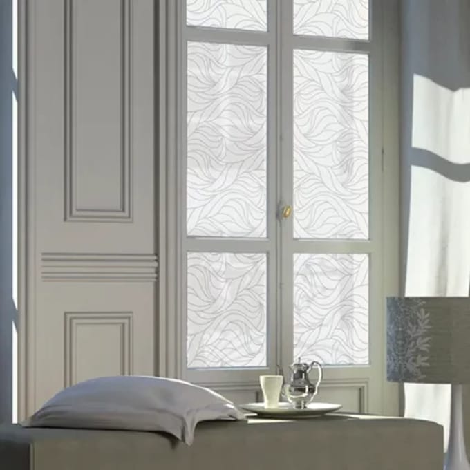 Transform Statische Raamfolie - Golven Transparant - 45 X 150 Cm