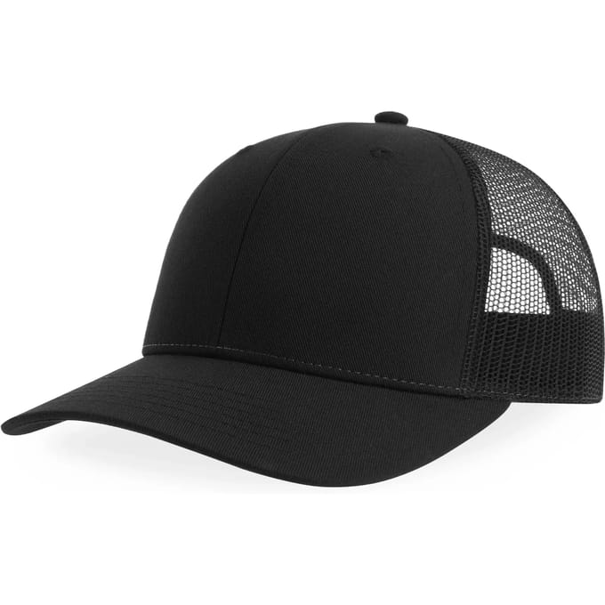 Atlantis Headwear Bryce Cap AT106 - Black/Black - One size