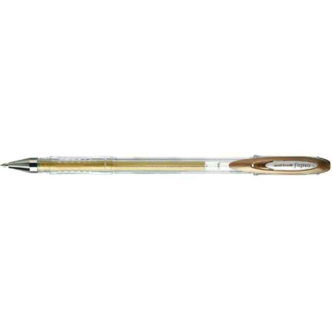 Rollerpen Uni-ball Signo medium metallic goud