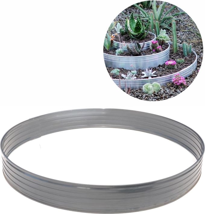 Boomring van aluminium - Hoogte 140 mm Diameter 1,2 m - Boomranden