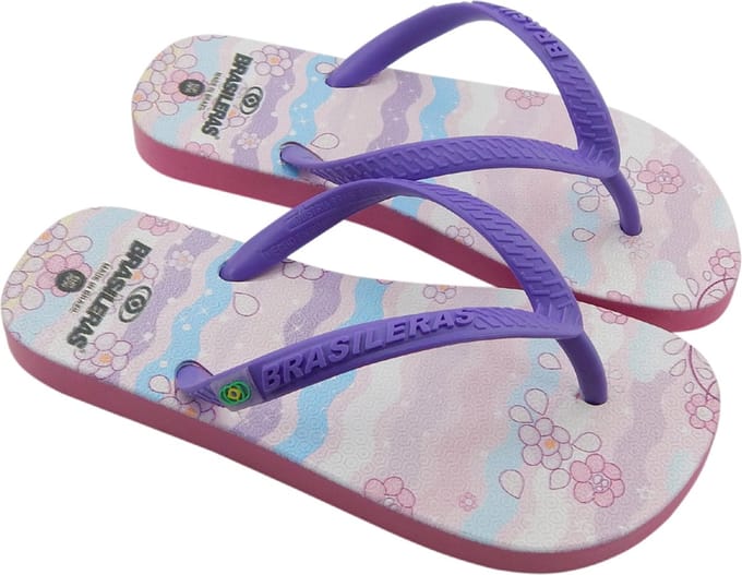 Brasileras Slippers Kinderen- Turkoois- 27/28