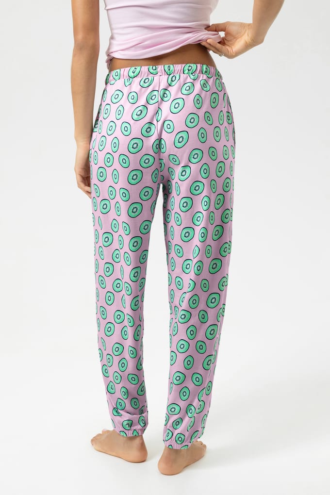 Broek enkellang Serie Flashy Fruits Soft Pink