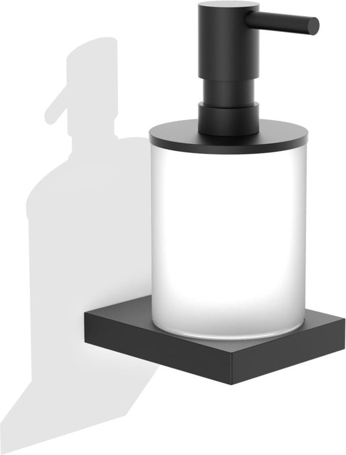 Zeepdispenser wandmodel - CONTRACT WSP, mat zwart.