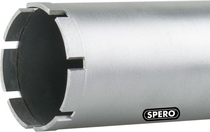 76x300mm - Betonboor - Diamant segmenten - Half Duims R1/2" Aansluiting - Dunwandig Nat Boor - SPERO