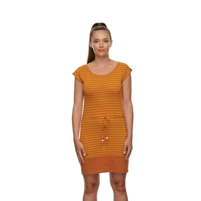 Ragwear zomerjurk soho stripes ii Geel-S (36)